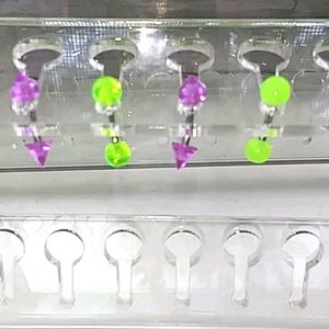 UV spike& ball eyebrow/vertical labret rings🌟🔥💀